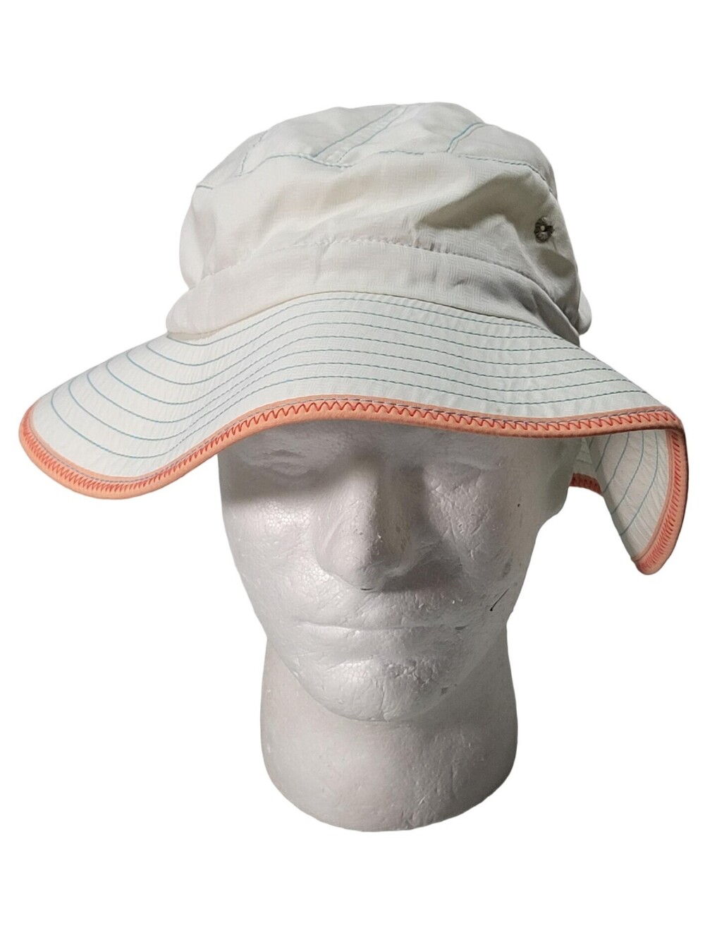 Pistil Beige & Orange Sun Bucket Hat Cap